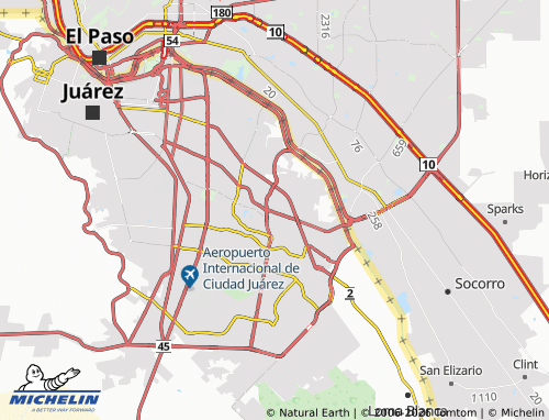 MICHELIN Satélite map - ViaMichelin