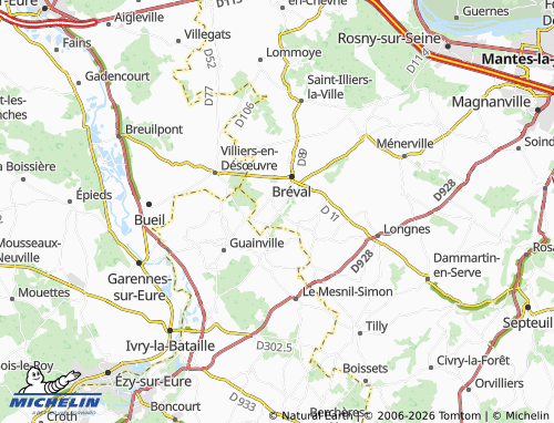 Mappa MICHELIN Neauphlette - ViaMichelin