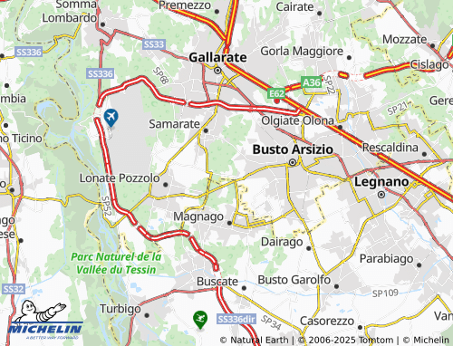 MICHELIN Cascina Elisa map - ViaMichelin