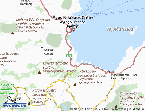 MICHELIN Vathy map - ViaMichelin