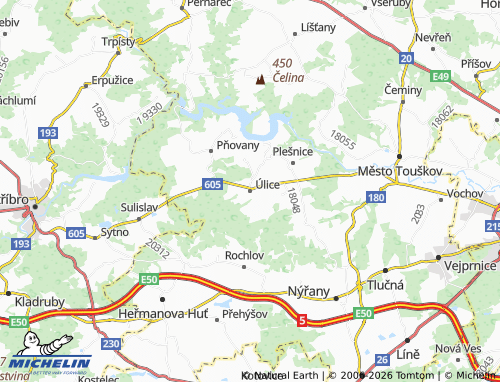 Mapa MICHELIN Úlice - ViaMichelin