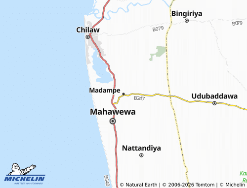 Mappa MICHELIN Madampe - ViaMichelin