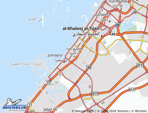 MICHELIN Umm Al Sheif map - ViaMichelin