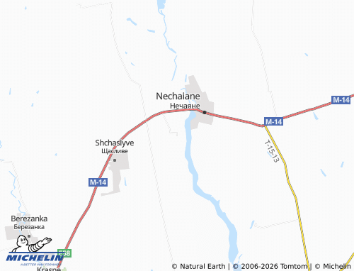 MICHELIN Kalynivka map - ViaMichelin