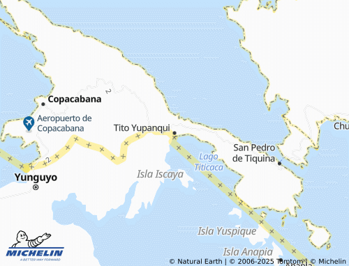 MICHELIN Tito Yupanqui map - ViaMichelin