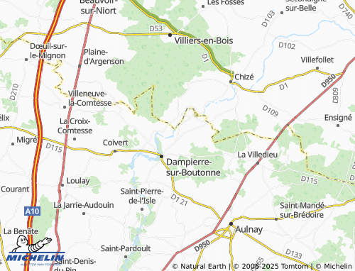 Mapa MICHELIN La Touche - ViaMichelin