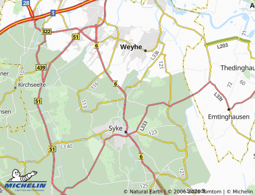 MICHELIN Barrien map - ViaMichelin