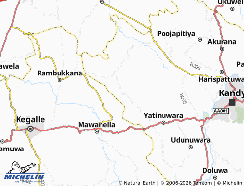 Mappa MICHELIN Alagalla Ihalagama - ViaMichelin
