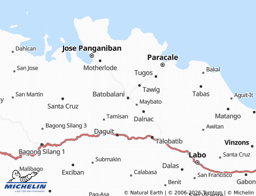 MICHELIN Batobalani map - ViaMichelin