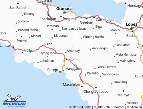 Mappa MICHELIN Pinagbayanan - ViaMichelin