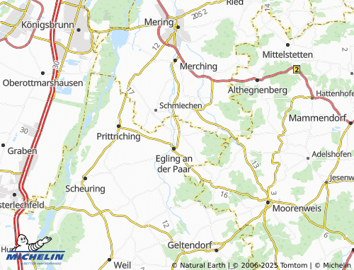 MICHELIN-Landkarte Heinrichshofen - ViaMichelin