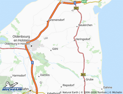 Mapa MICHELIN Rellin - ViaMichelin