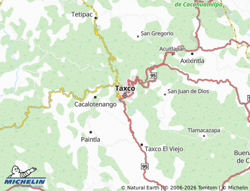 MICHELIN-Landkarte Taxco - ViaMichelin