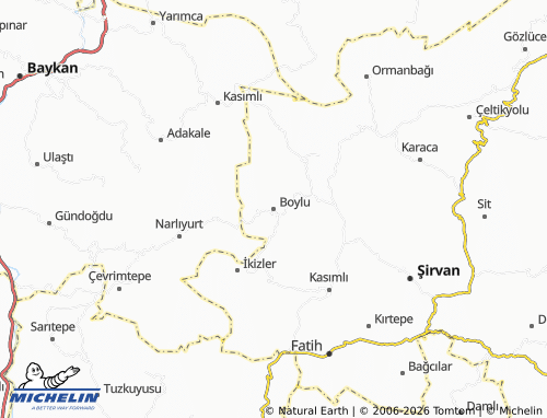 Mappa MICHELIN Boylu - ViaMichelin
