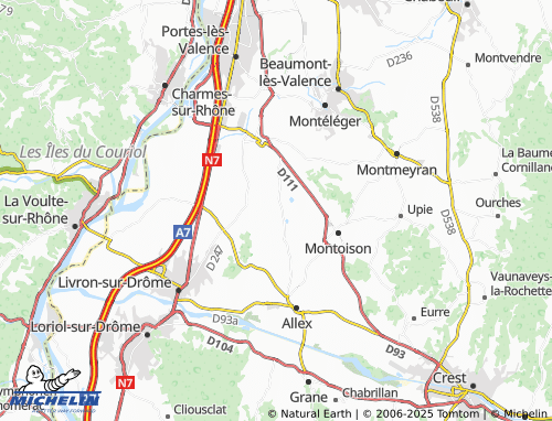 MICHELIN Bermont map - ViaMichelin