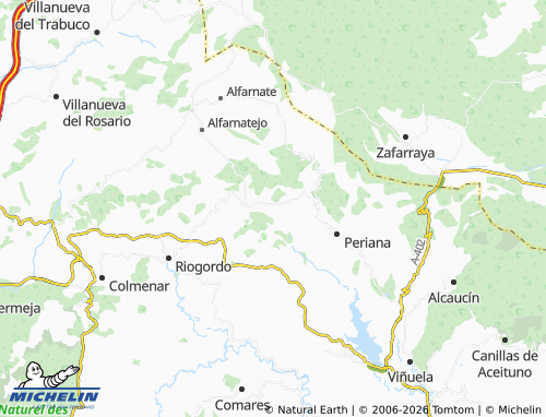 MICHELIN Mondrón map - ViaMichelin