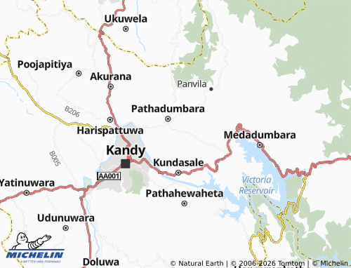 MICHELIN Napana map - ViaMichelin