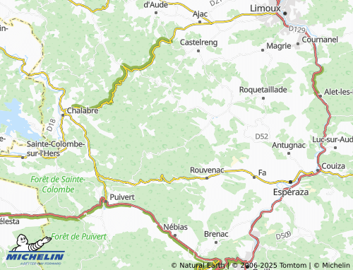 Carte MICHELIN La Besse - ViaMichelin