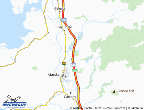Carte MICHELIN Scorton - ViaMichelin