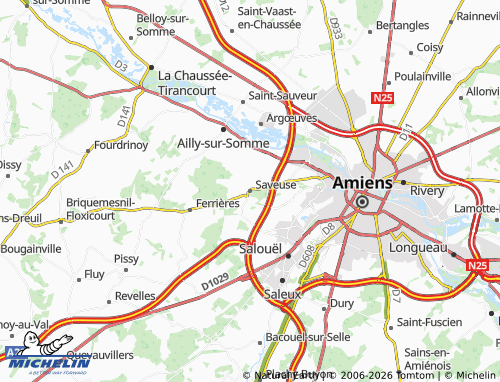 Mappa MICHELIN Saveuse - ViaMichelin