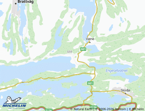 MICHELIN Eidsvik map - ViaMichelin