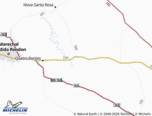 Mapa MICHELIN Novo Sarandi - ViaMichelin
