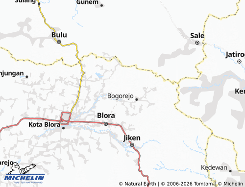 MICHELIN Karang map - ViaMichelin