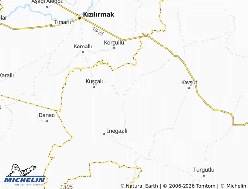 MICHELIN Bağdatlı map - ViaMichelin