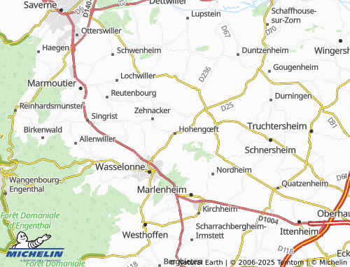 MICHELIN Hohengœft map - ViaMichelin