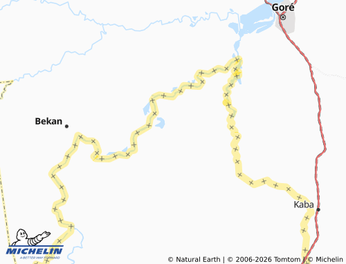 MICHELIN Bebingi map - ViaMichelin