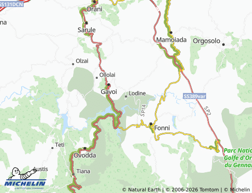 MICHELIN Lodine map - ViaMichelin