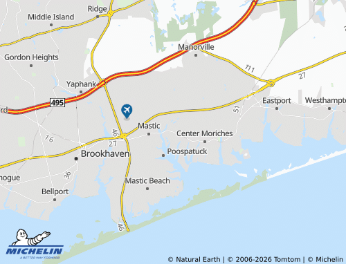 Mapa MICHELIN Moriches - ViaMichelin