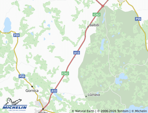 Mapa MICHELIN Bekši - ViaMichelin
