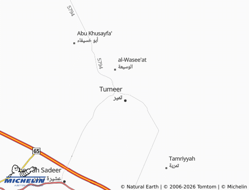 Mappa MICHELIN al-Khalidiyyah - ViaMichelin