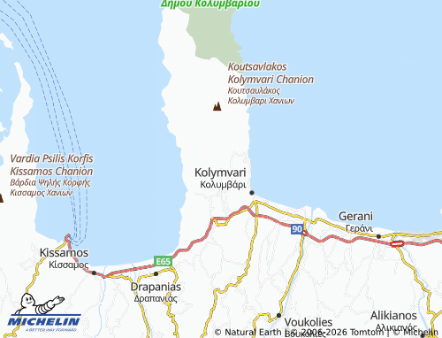 Carte MICHELIN Rodopos - ViaMichelin