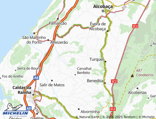 Mappa MICHELIN Cumeira de Santa Catarina - ViaMichelin