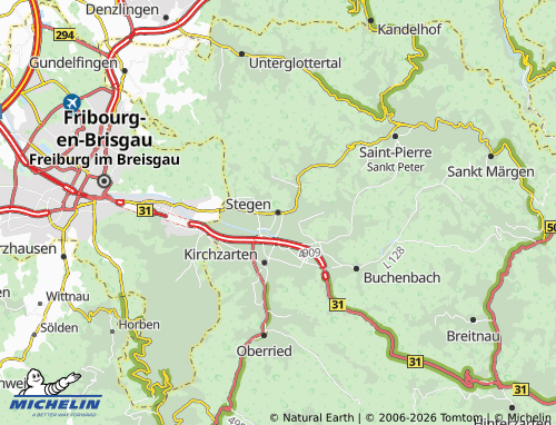 MICHELIN Stegen map - ViaMichelin