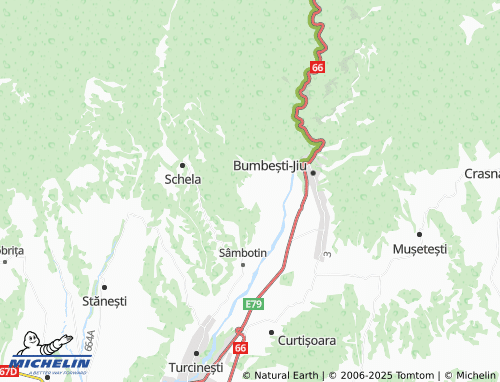 MICHELIN Gornăcel map - ViaMichelin