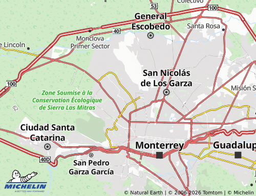 MICHELIN Santa Cruz map - ViaMichelin