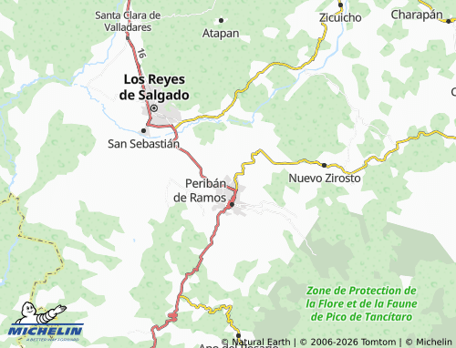 Mapa MICHELIN Los Cedros, Potrero del Cerezo - ViaMichelin