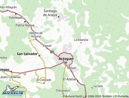 Mappa MICHELIN Cañada Chica Antigua - ViaMichelin