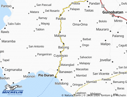 MICHELIN Palapas map - ViaMichelin