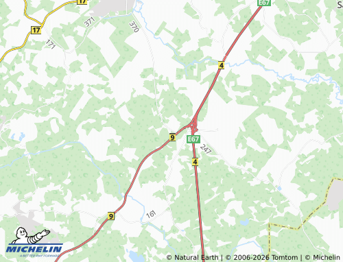 MICHELIN Pällu map - ViaMichelin