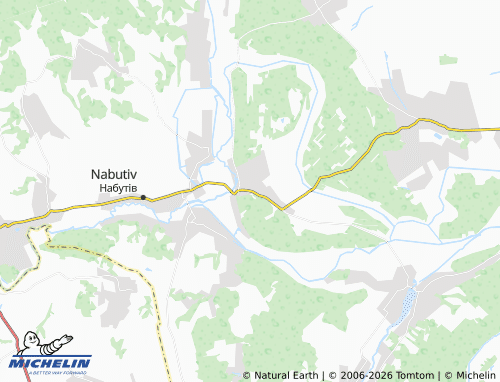 Mapa MICHELIN Drabivka - ViaMichelin