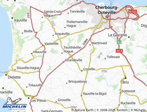 MICHELIN Baudretot map - ViaMichelin