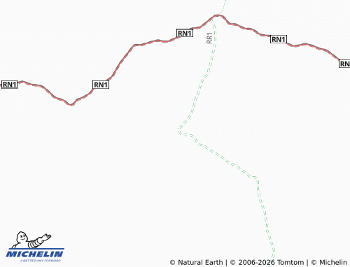 MICHELIN Sibindi map - ViaMichelin