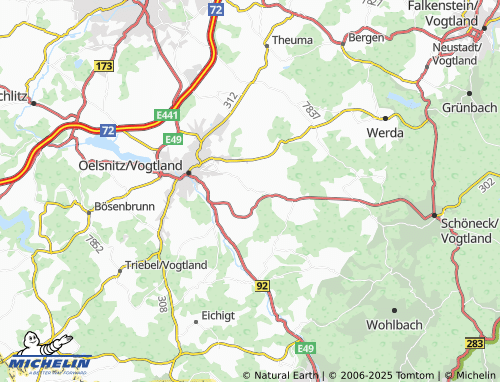 MICHELIN-Landkarte Raasdorf - ViaMichelin
