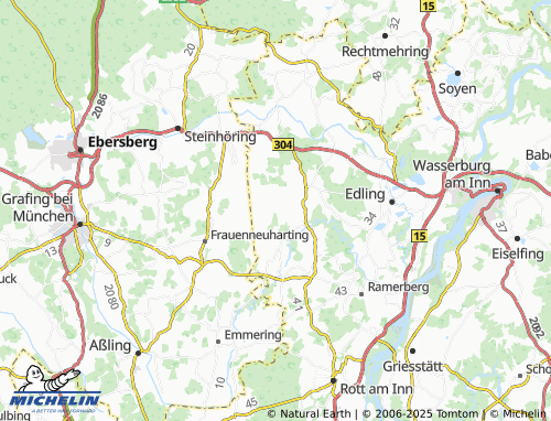 MICHELIN Filzen map - ViaMichelin