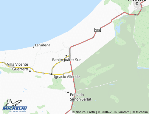 Mappa MICHELIN San José del Carmen - ViaMichelin