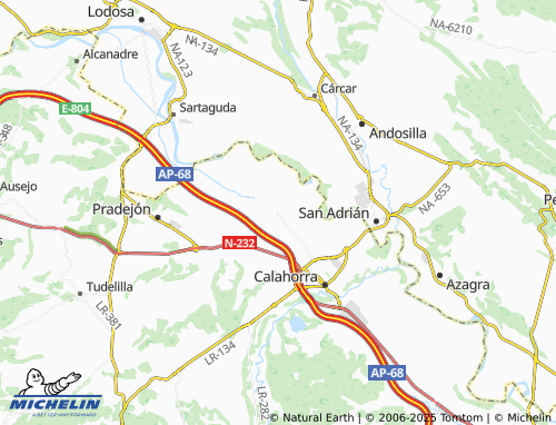 MICHELIN Murillo de Calahorra map - ViaMichelin